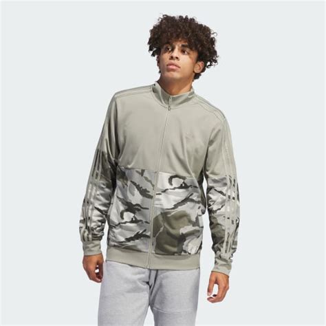 adidas Essentials Camo Tricot Track Jacket 